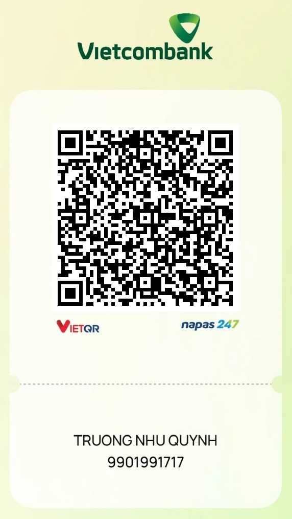 Mã QR Vietcombank, TRUONG NHU QUYNH, 9901991717